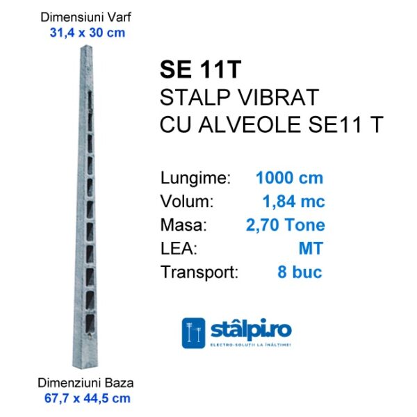 SE 11T - STALP VIBRAT CU ALVEOLE